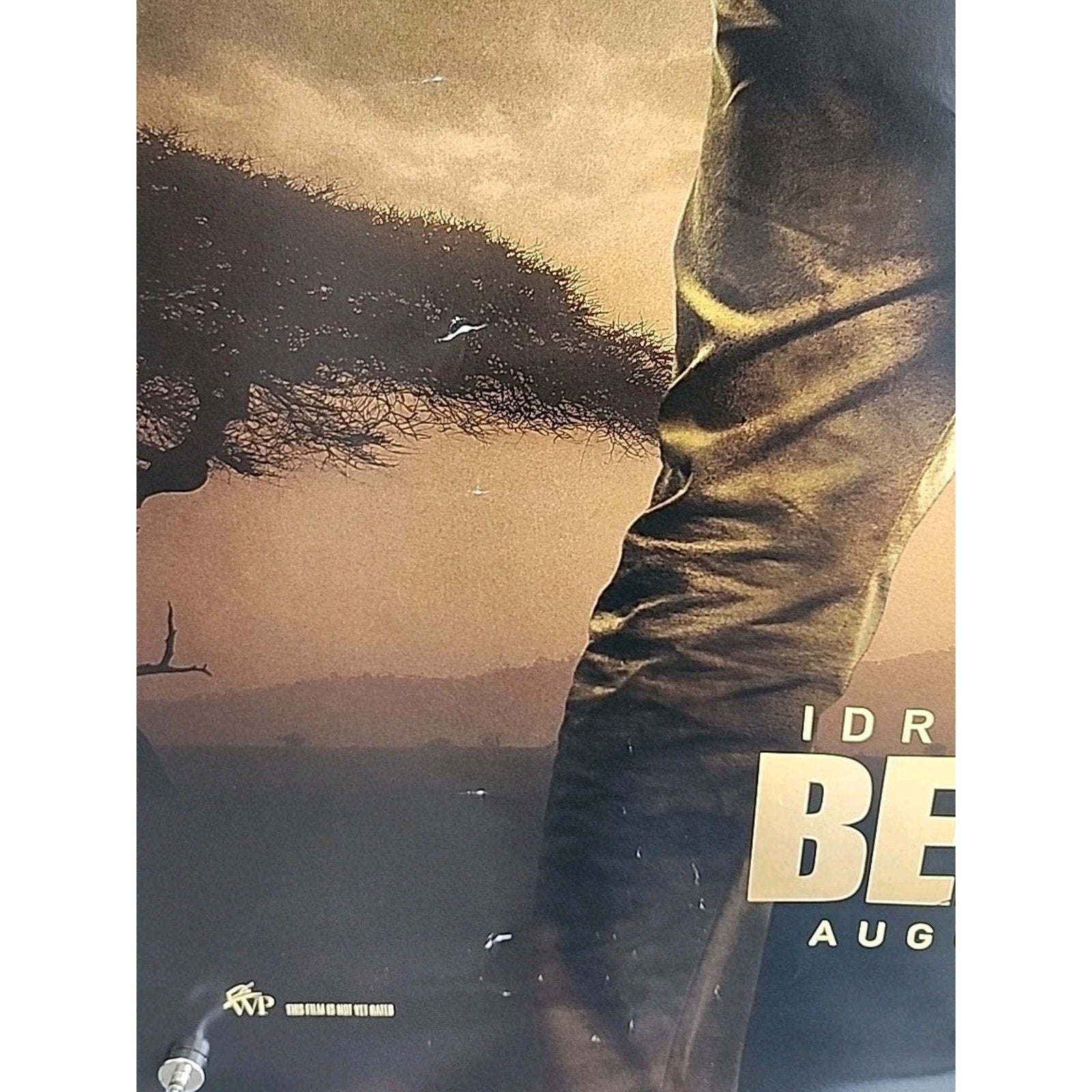 Beast Official Original Movie Poster 27X40 Double Sided Idris Elba 2022