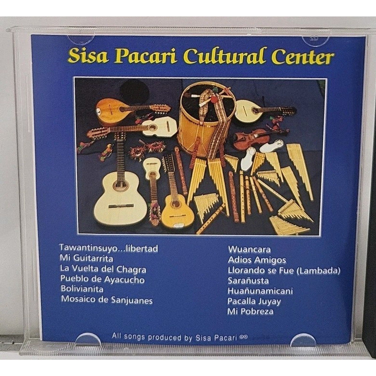 Sisa Pacari – Traditional Music From The Andes (CD)