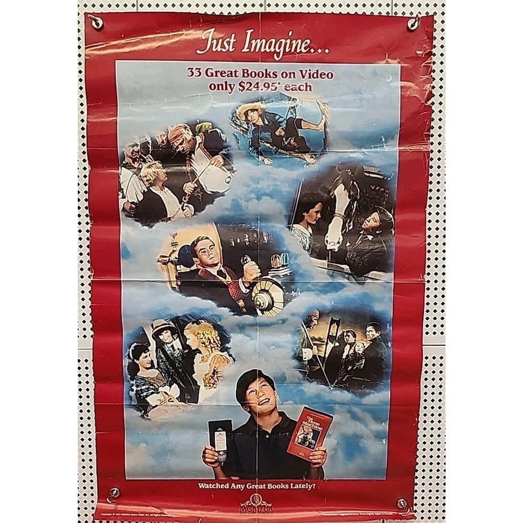 Just Imagine... Have you Read a Good Book Poster 1987 22x34