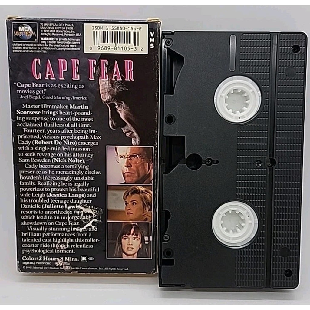 Cape Fear (1991) (VHS, 1991)