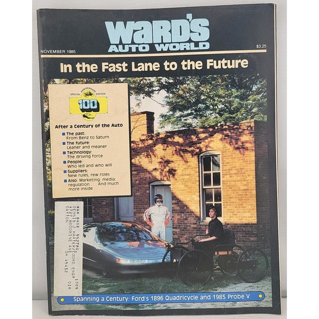 Ward's Auto World Magazine - November 1985 - Volume 21 Number 11