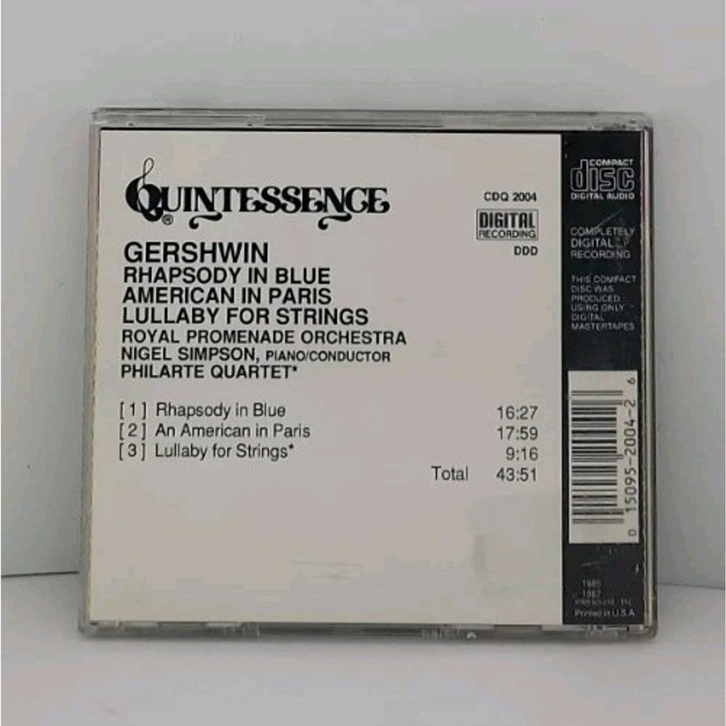 American in Paris - Audio CD By Gershwin