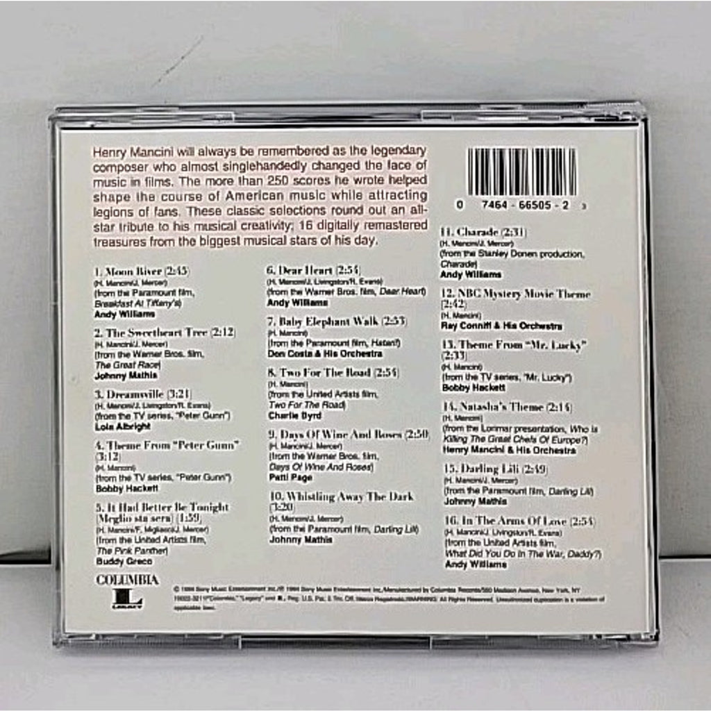 Music of Henry Mancini by Henry Mancini (CD, 1994)