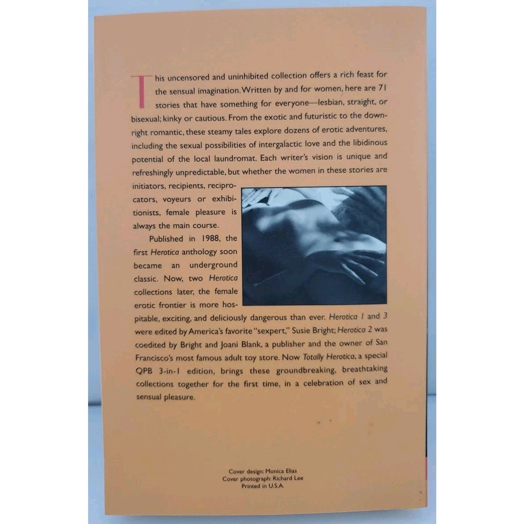 Totally Herotica, Susie Bright and Joani Blank, 1995, Women's Erotic Fiction PBK