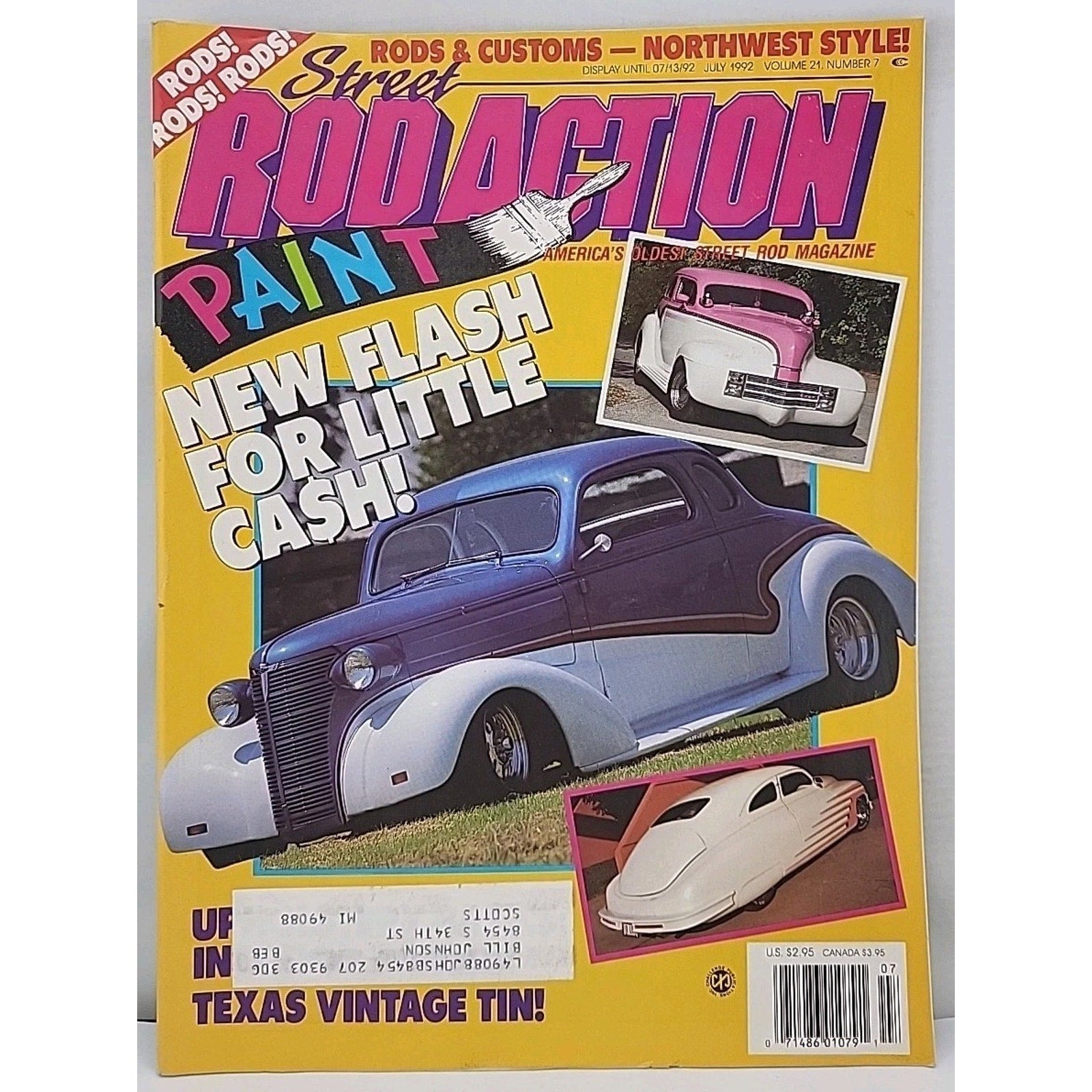 Street Rod Action Magazine July 1992 Volume 21 Number 7
