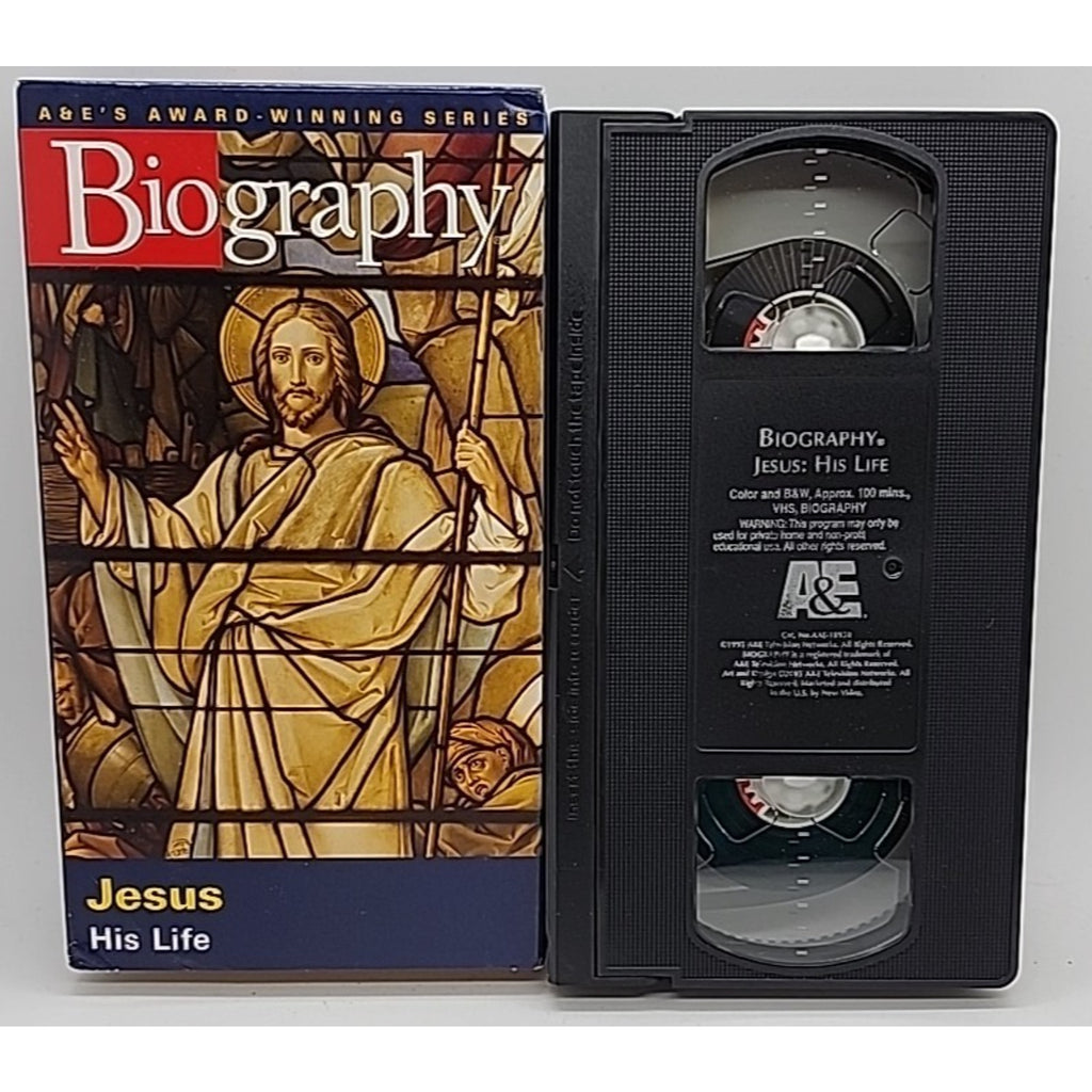 Biography: Jesus - His Life (VHS, 1995)