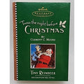 2001 Hallmark Keepsake Ornament QRP4492 Tiny Reindeer in Orig Book Box #19792