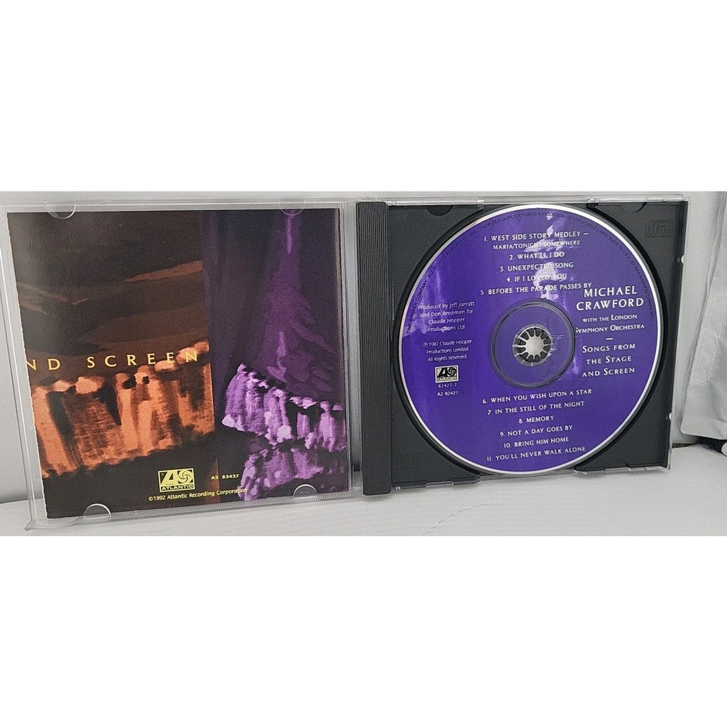 Songs from the Stage & Screen by Michael Crawford (CD, 1992)