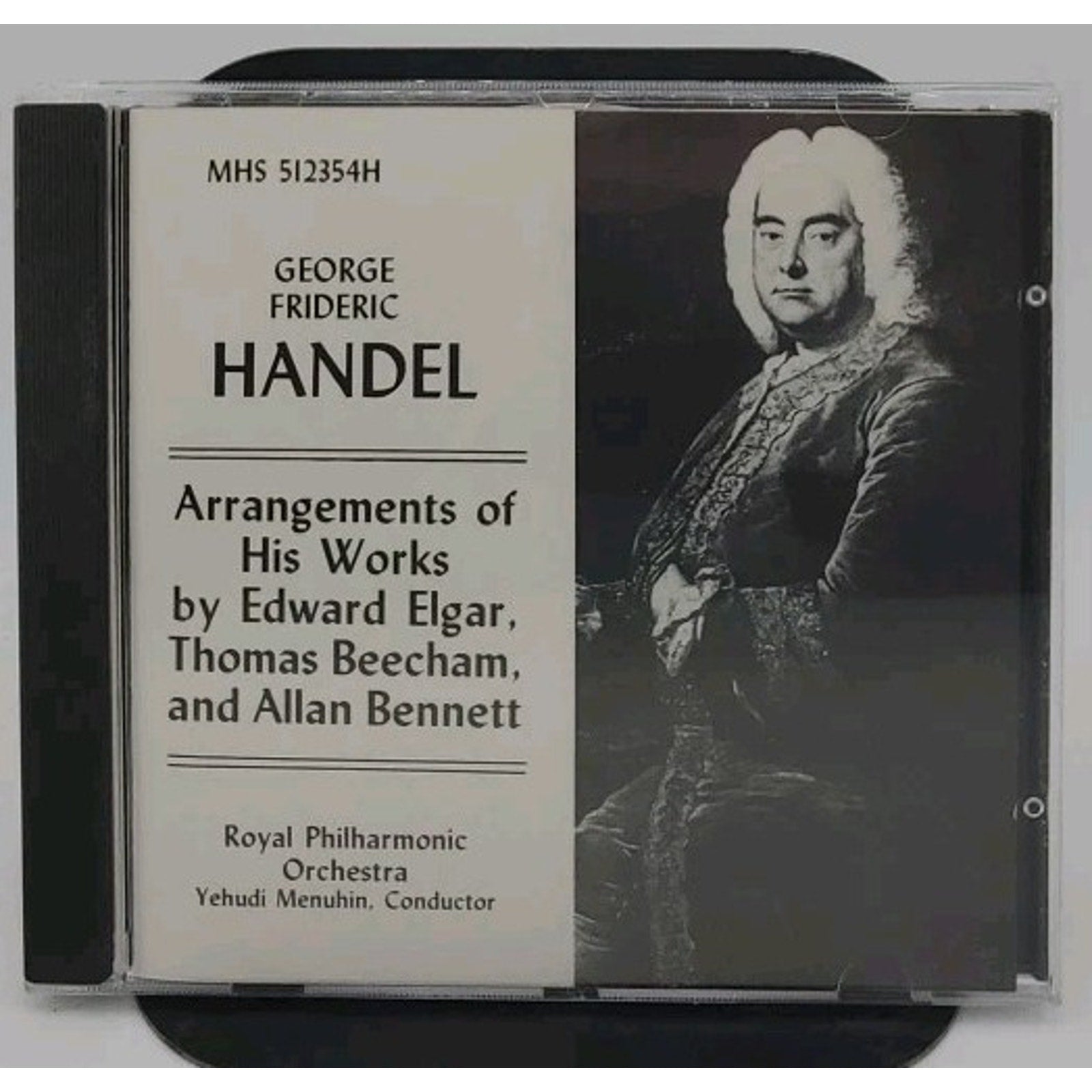 Handel - Arrangements Of His Works CD, Elgar, Beecham,Bennett, 1988