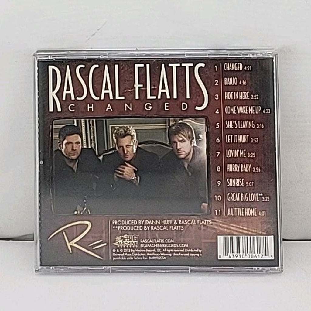 Changed by Rascal Flatts (CD, 2012)