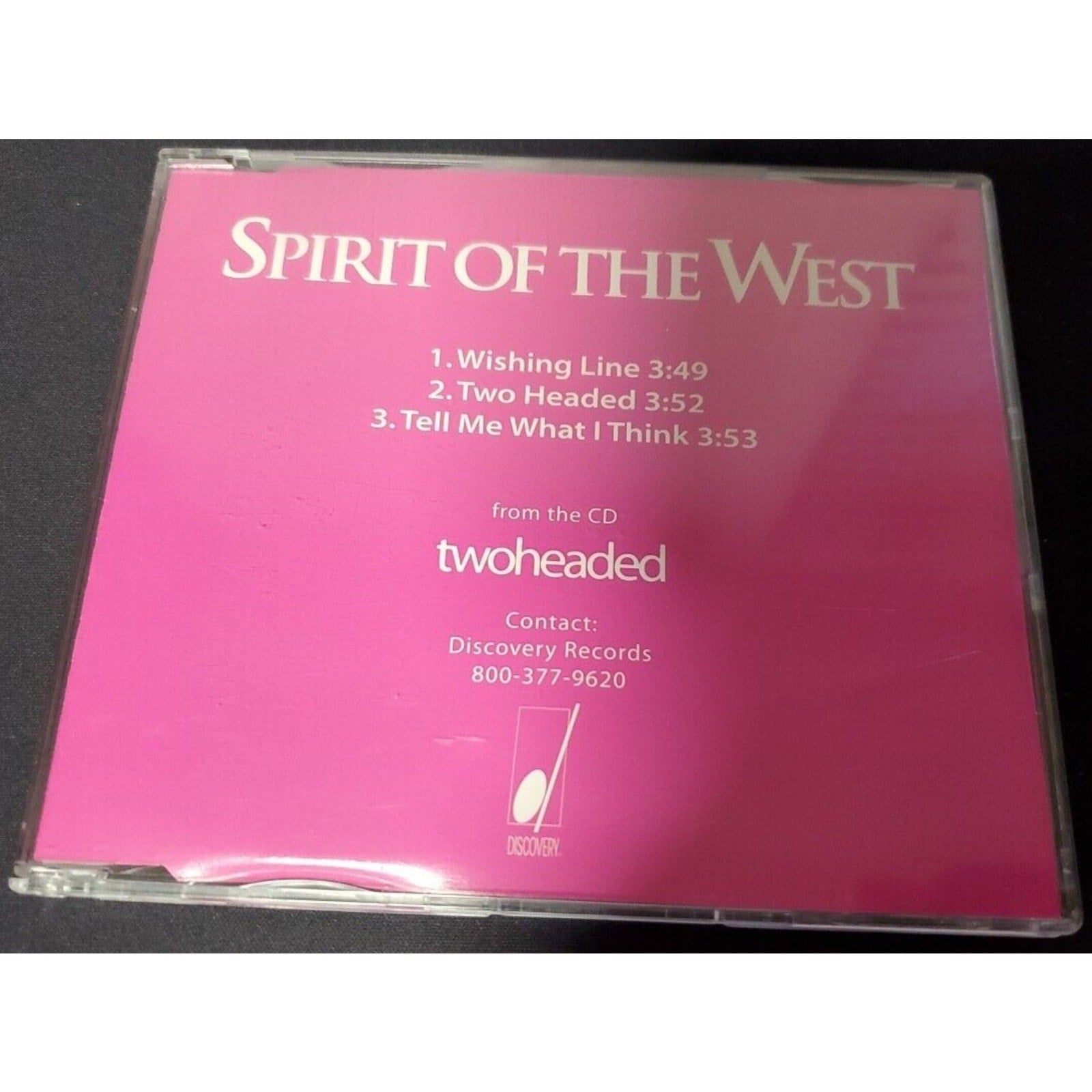 Twoheaded Spirit Of The West (CD) Singles