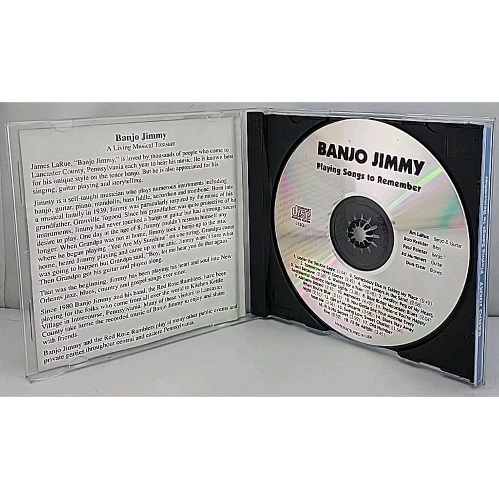 Banjo Jimmy - Playing Songs To Remember CD Jim LaRue Country Gospel