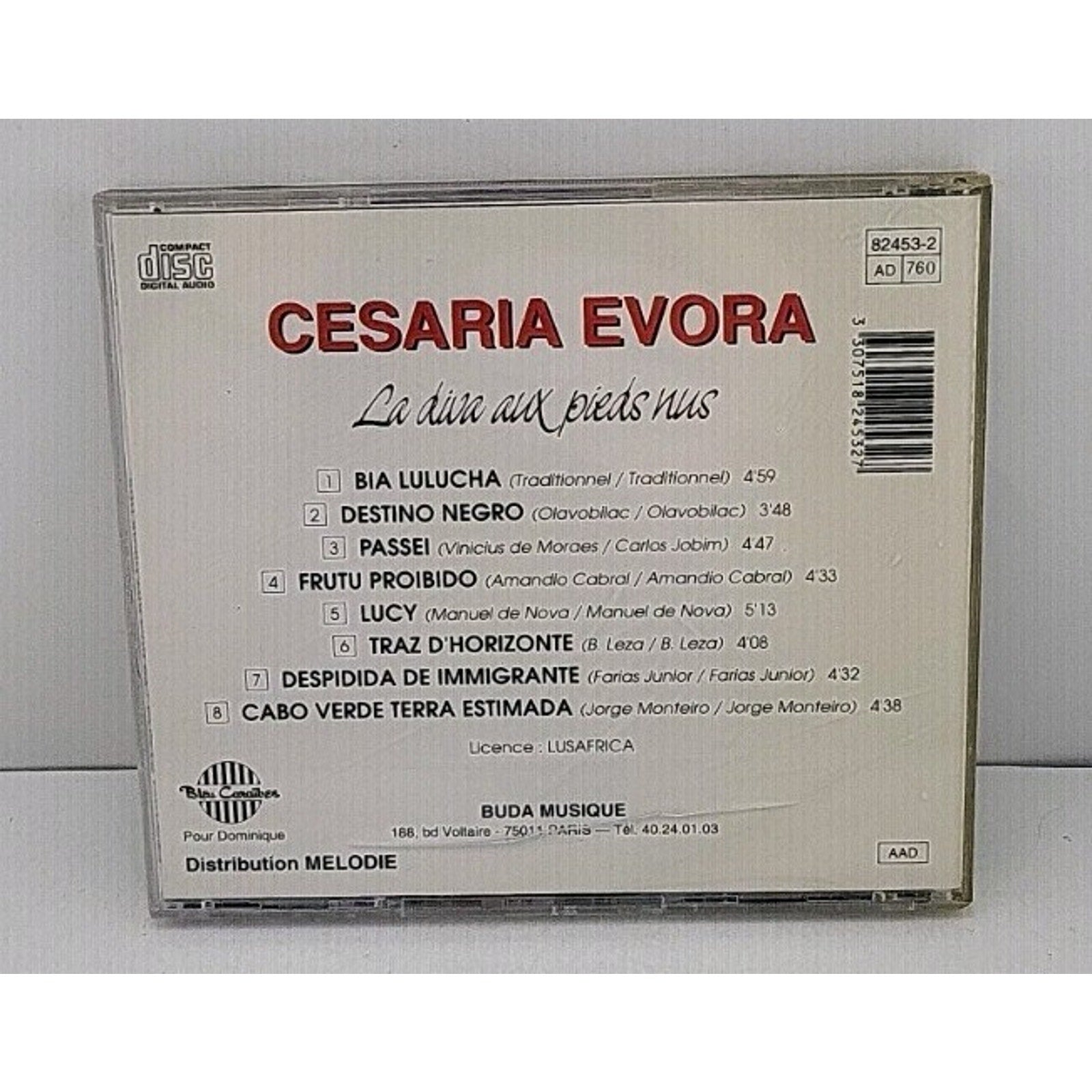 Cesaria Evora La Diva Aux Pieds Nus CD
