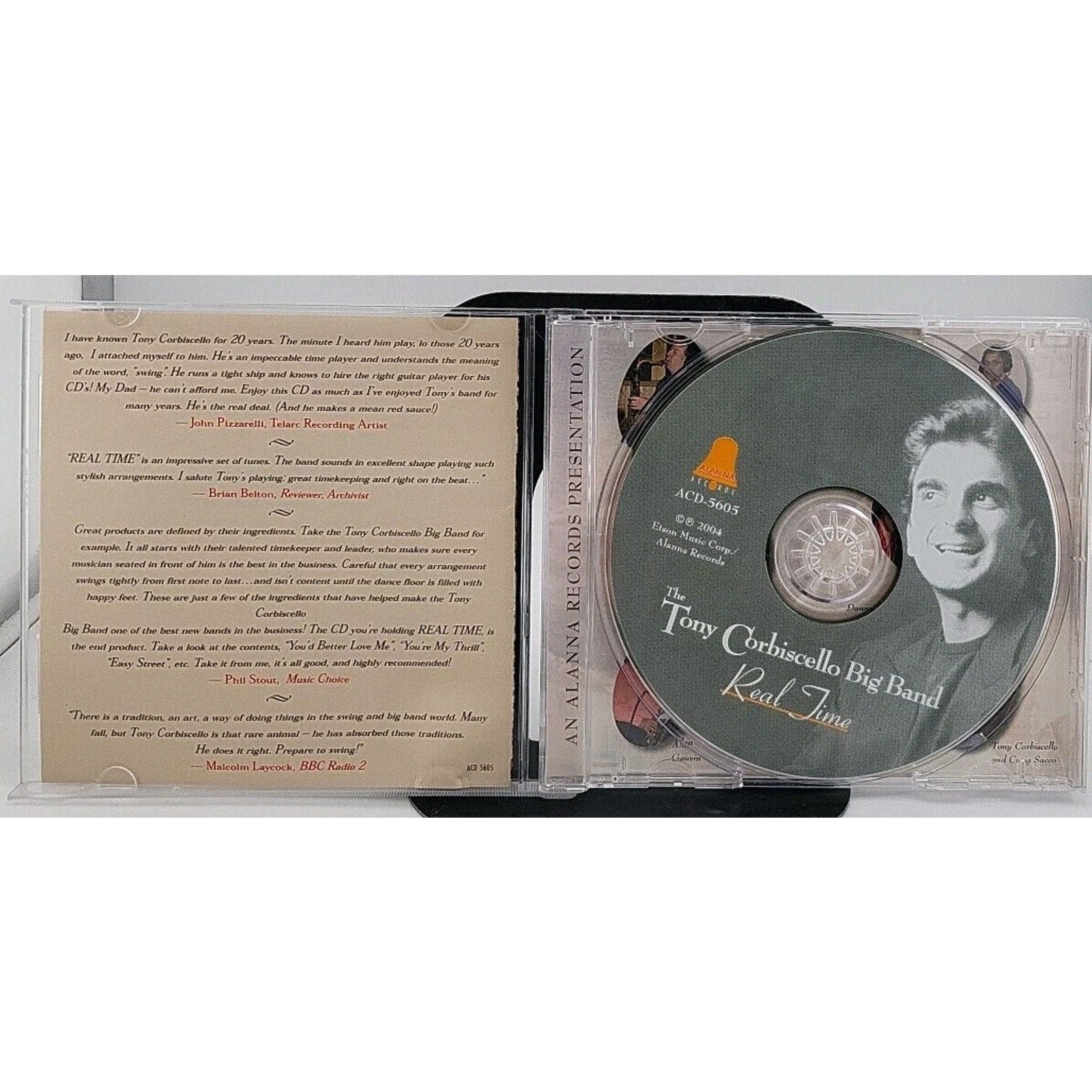 The Tony Corbiscello Big Band Real Time CD