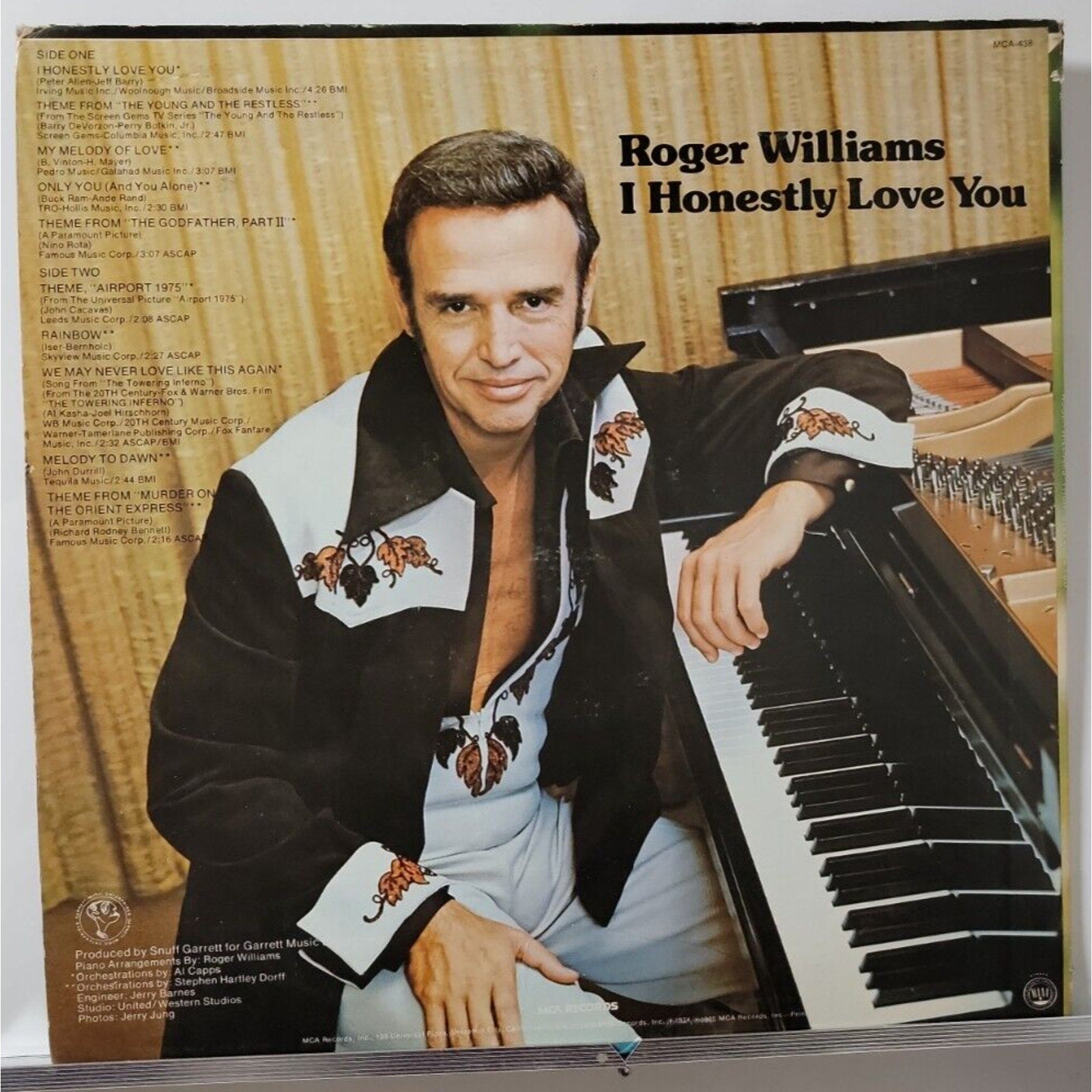 Roger Williams – I Honestly Love You (Record)