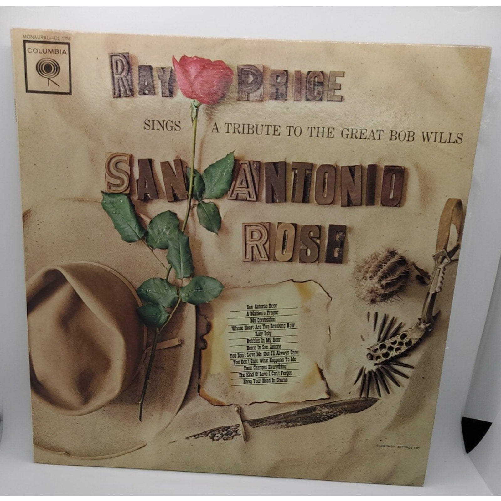 Ray Price - Sings A Tribute To The Great Bob Wills San Antonio Rose (Record)