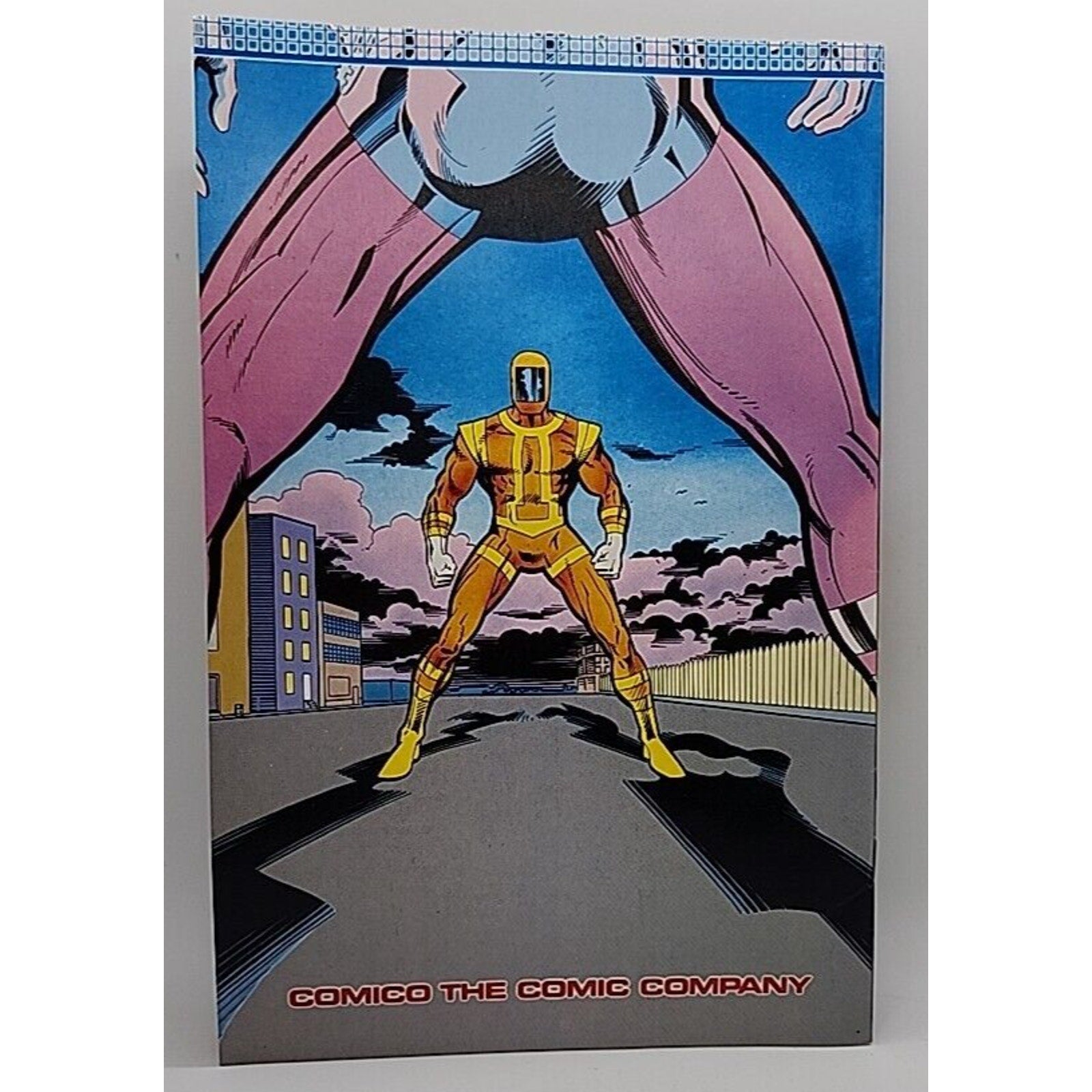 Comico Next Man #3 Comic Book Back Issue