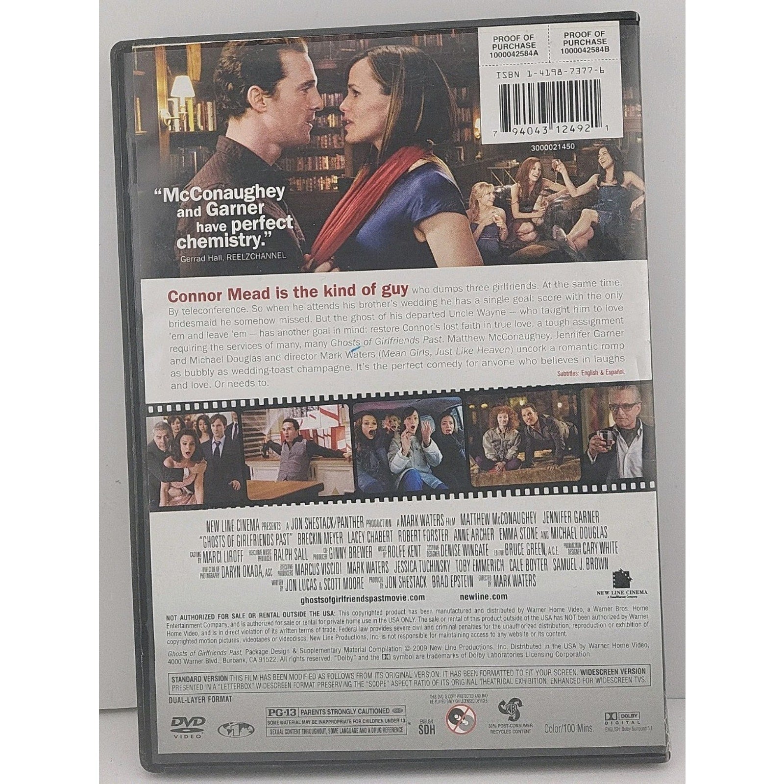 Ghosts of Girlfriends Past (DVD, 2009)