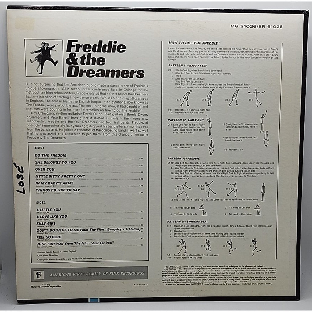 Freddie & The Dreamers - Do The Freddie - Mercury 1965 (Record)