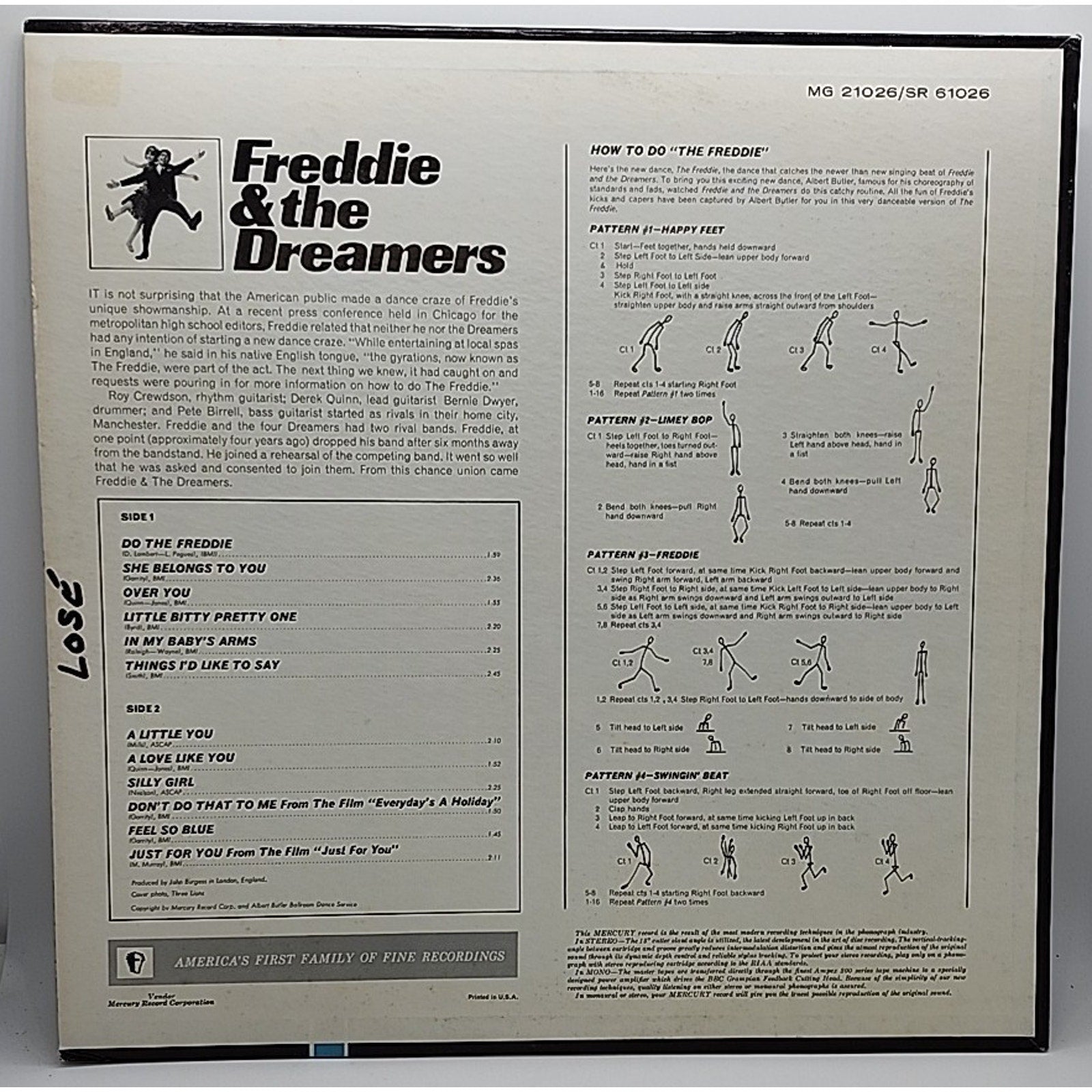 Freddie & The Dreamers - Do The Freddie - Mercury 1965 (Record)