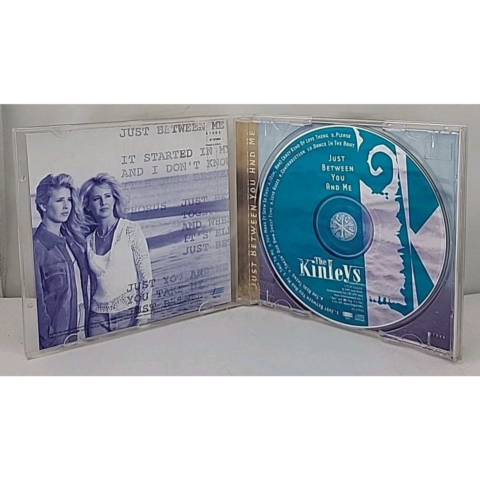 Just Between You and Me by Kinleys (CD, Sep-1997, Sony Music Distribution (USA))