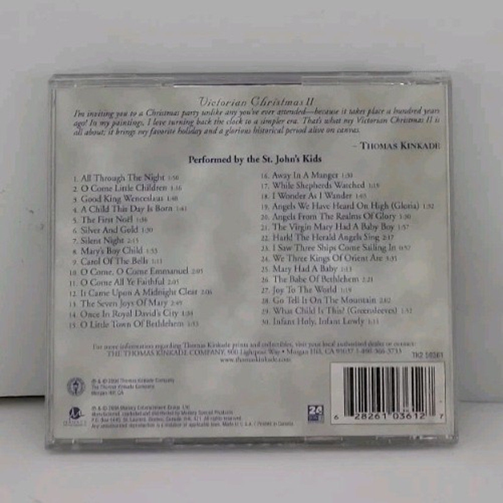 Child's Christmas: Victorian Christmas 2 by Thomas Kinkade (CD, Sep-2004,...