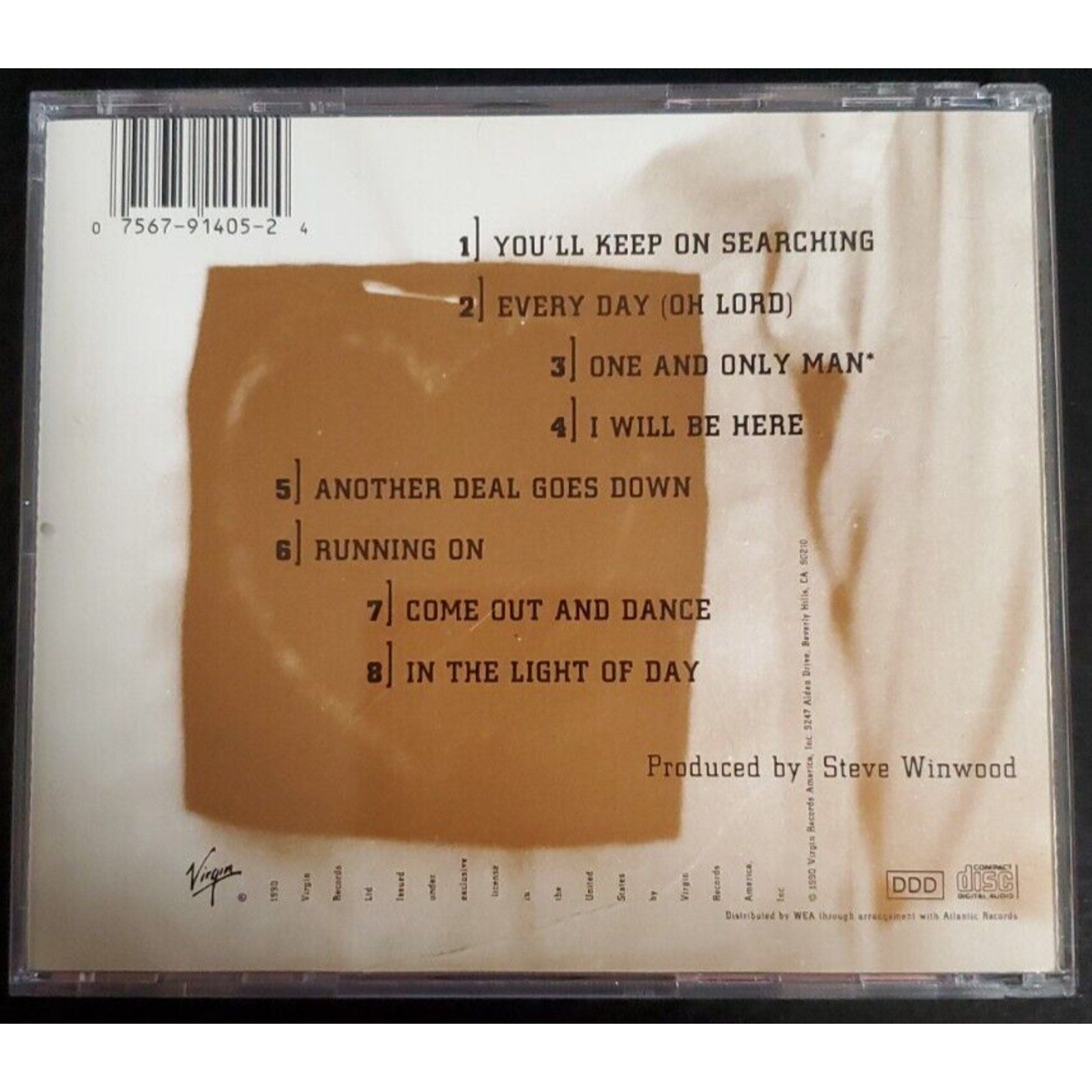 Refugees of the Heart by Steve Winwood (CD, Jun-2014, JDC Records)