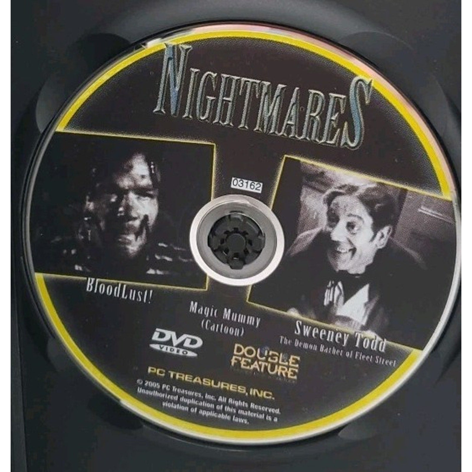 Nightmares Double Feature DVD Bloodlust Sweeny Todd
