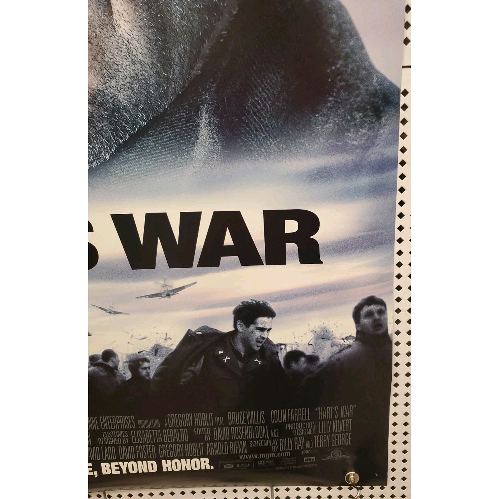 Hart's War 27x40 Original Double Sided One Sheet Movie Poster Rolled