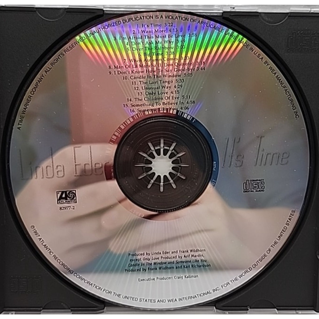 It's Time by Linda Eder (CD, 1997)