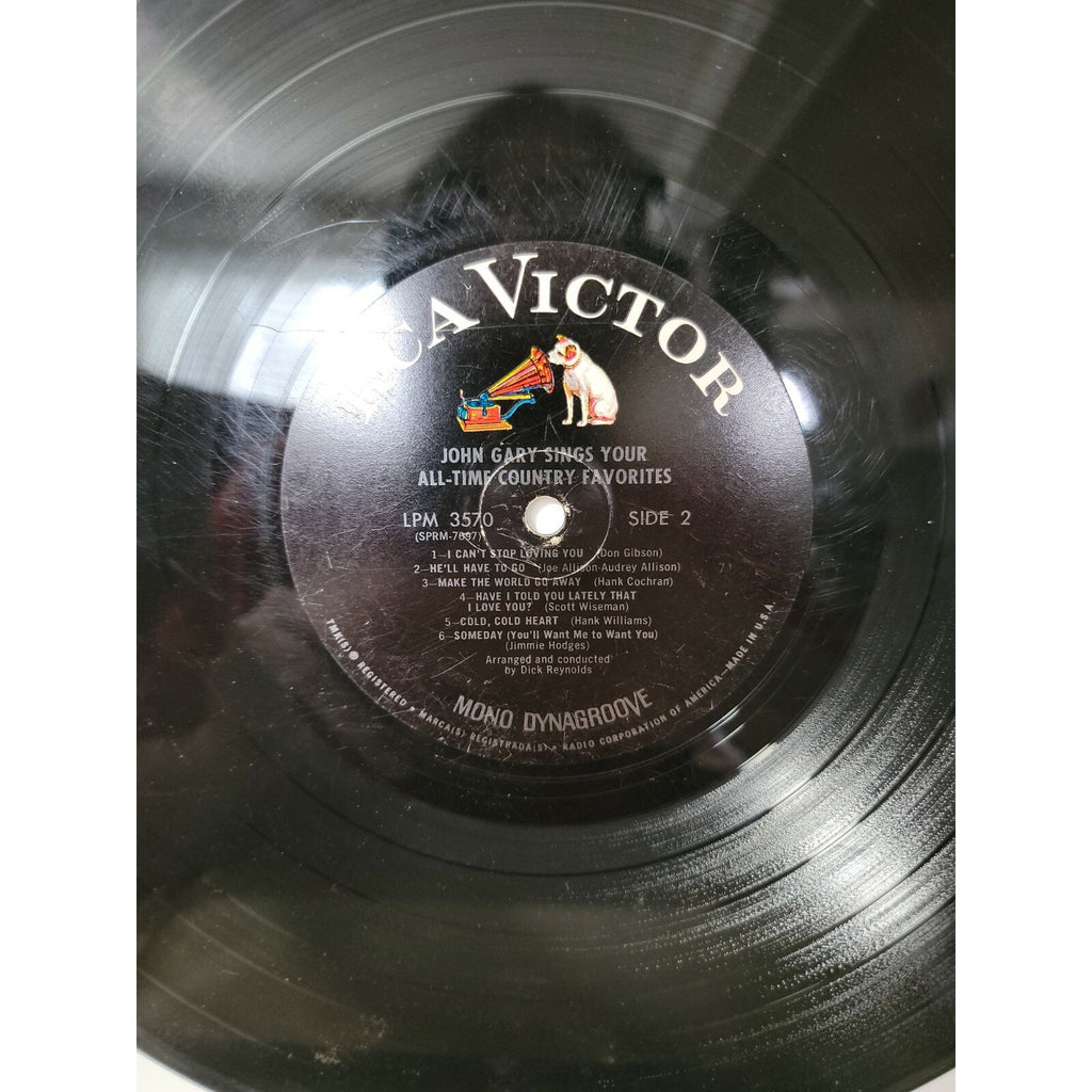 John Gary - Sings All Time Country Favorites (Vinyl)
