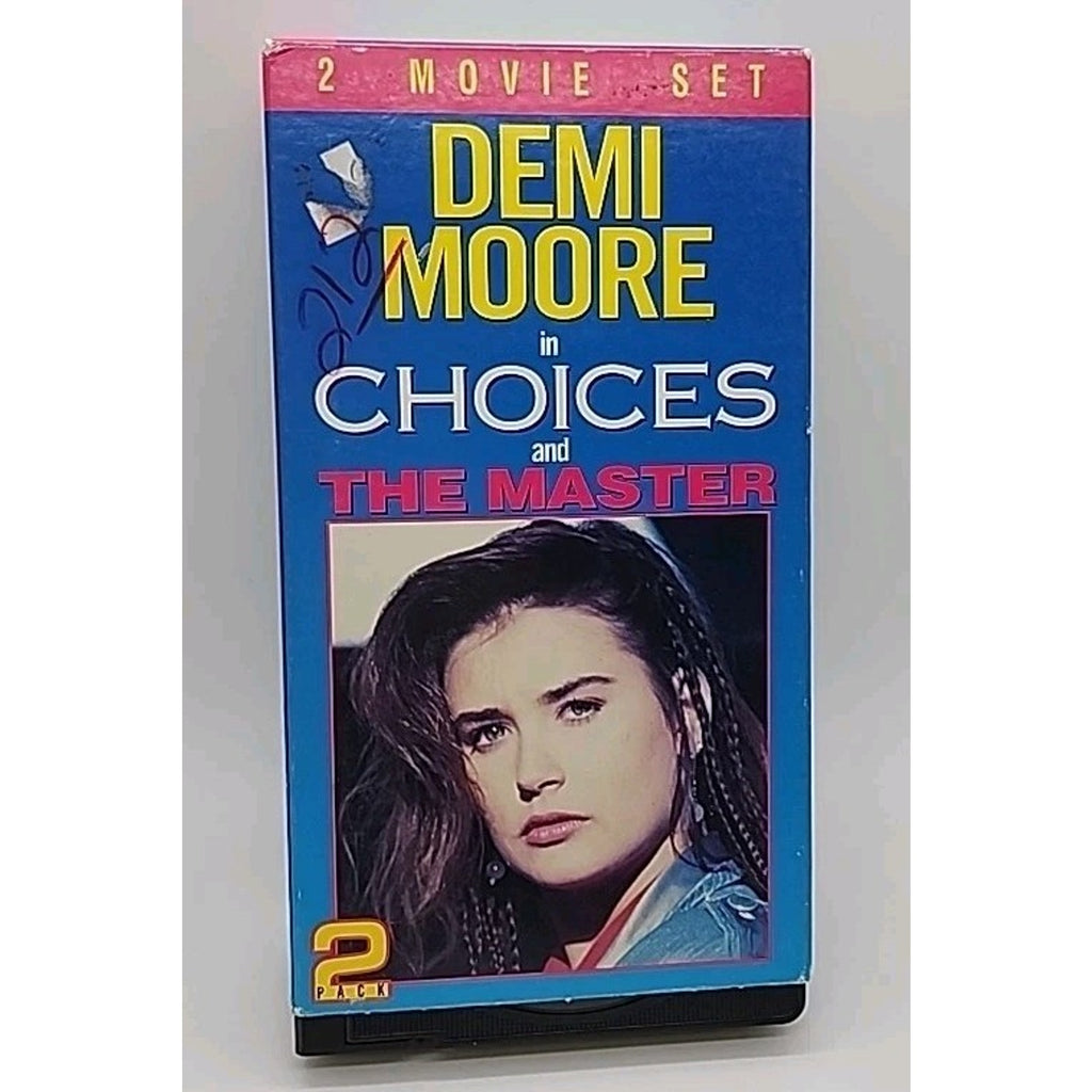 Demi Moore 2 Movie Set - Choices / The Master (VHS)