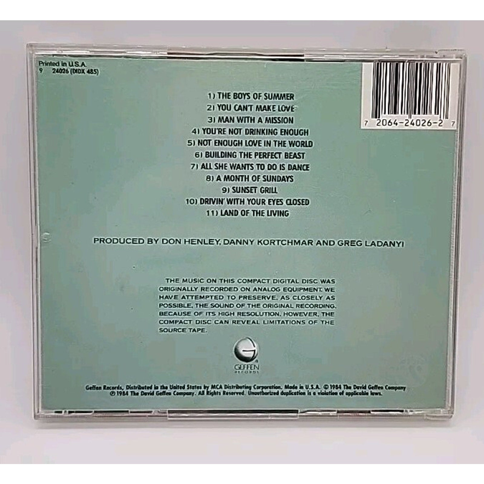 Building the Perfect Beast by Henley, Don (CD, 1990)