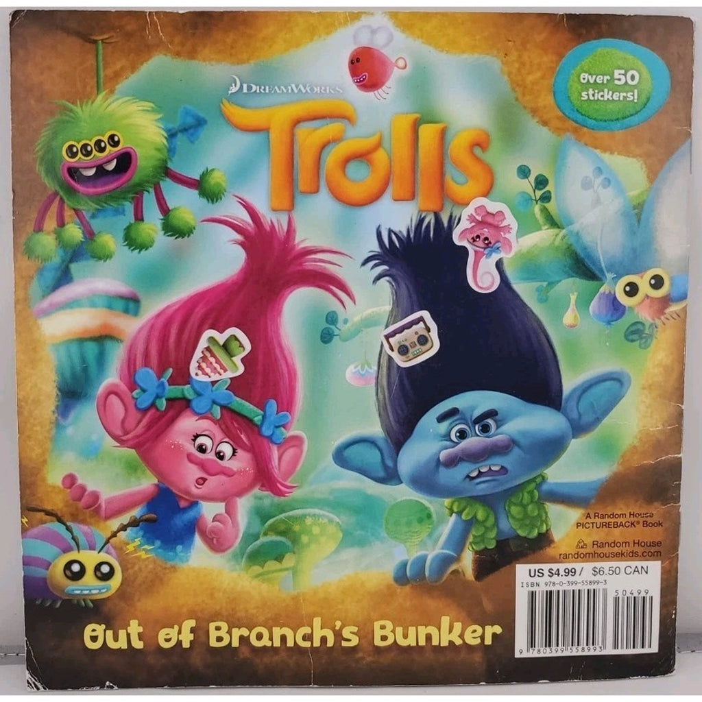 Out of Branch's Bunker DreamWorks Trolls Paperback Random House