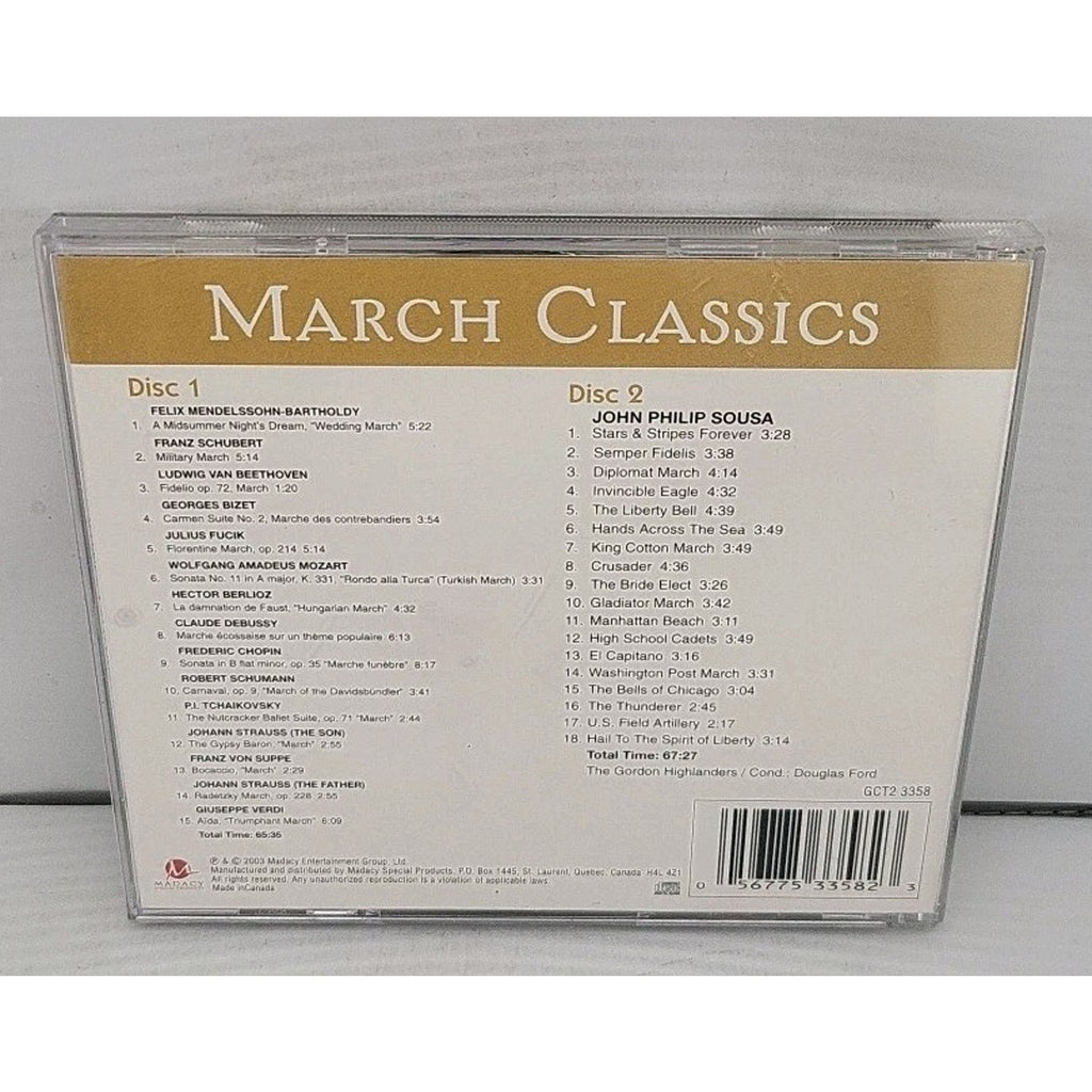 March Classics by Mendelssohn / Chopin / Verdi (CD, 2004) 2 Disc