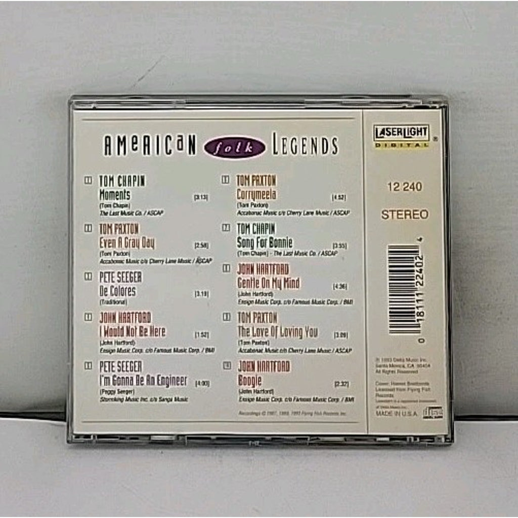 American Folk Legends - Pete Seeger, Tom Paxton, John Hartford, Tom Chapin CD