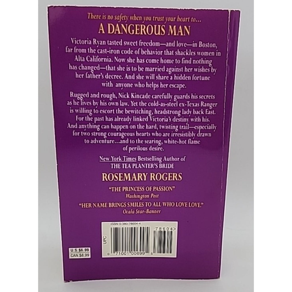 Dangerous Man by Rosemary Rogers (1996, Mass Market)