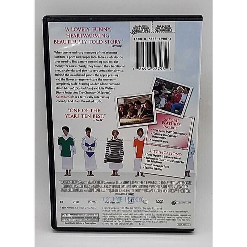 Calendar Girls (DVD, 2003)