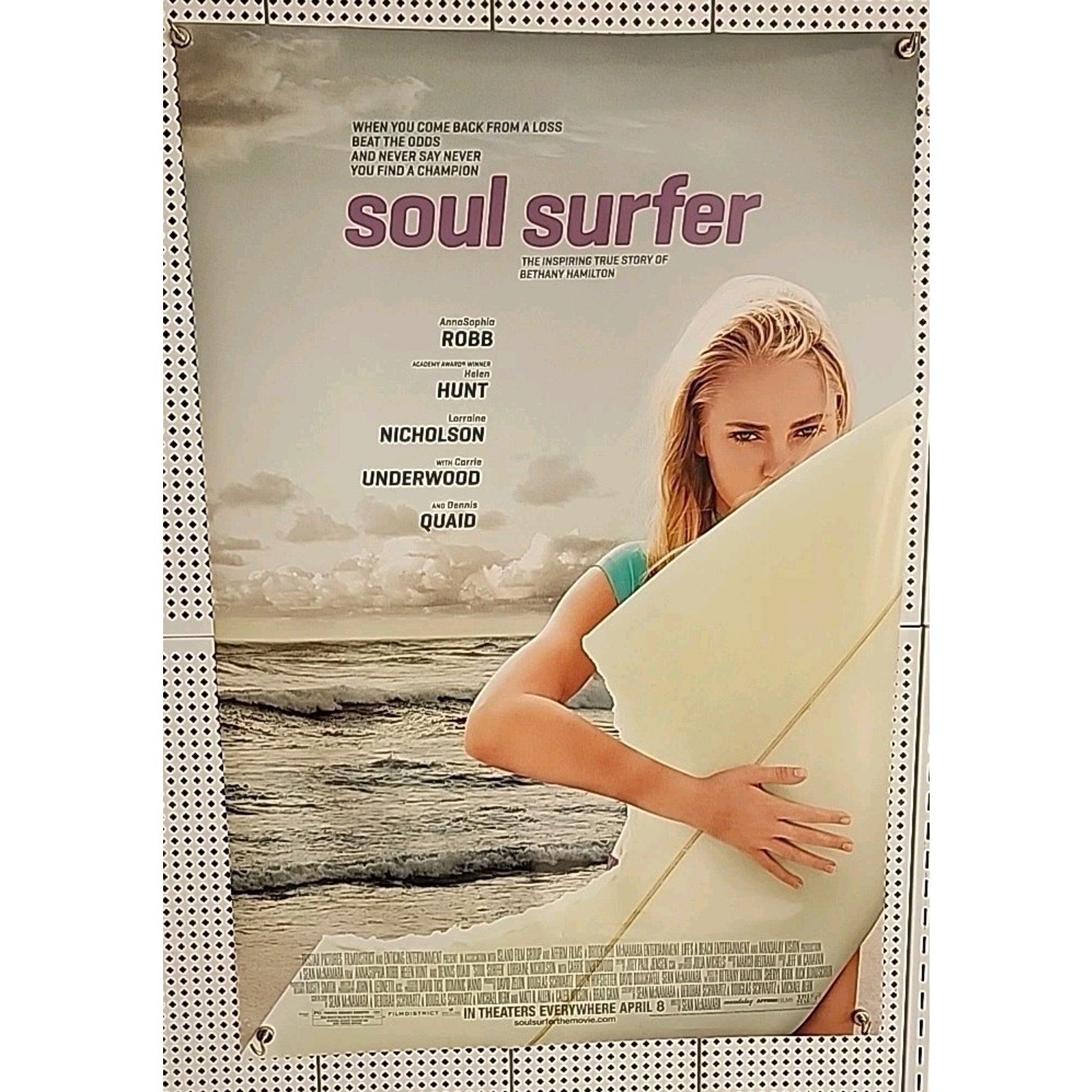 Soul Surfer Original Movie Theater Poster DS 27×40 Bethany Hamilton