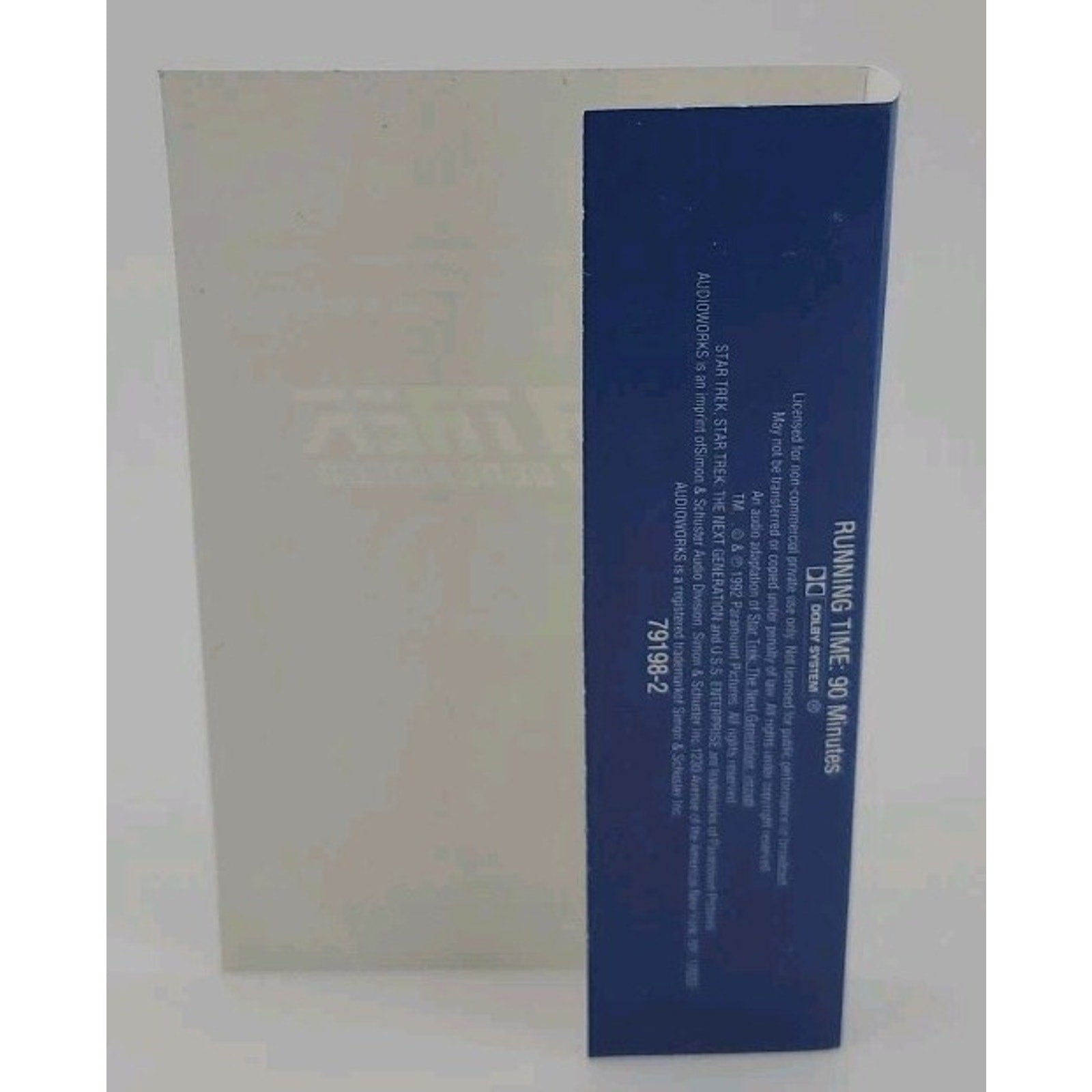 Star Trek The Next Generation Imzadi - 2 Cassettes - 1992 -