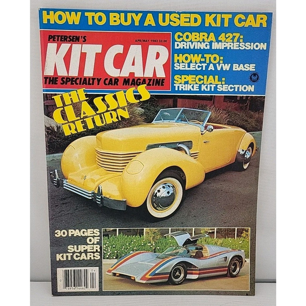 April/May 1982 Petersen’s Kit Car Magazine. How To Buy A Used Kit Car