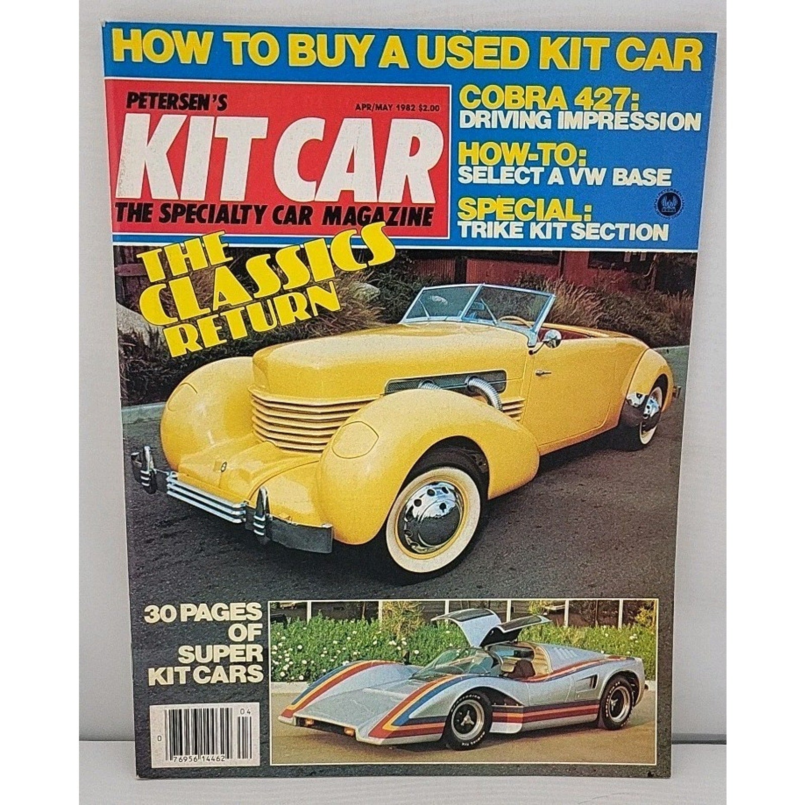 April/May 1982 Petersen’s Kit Car Magazine. How To Buy A Used Kit Car