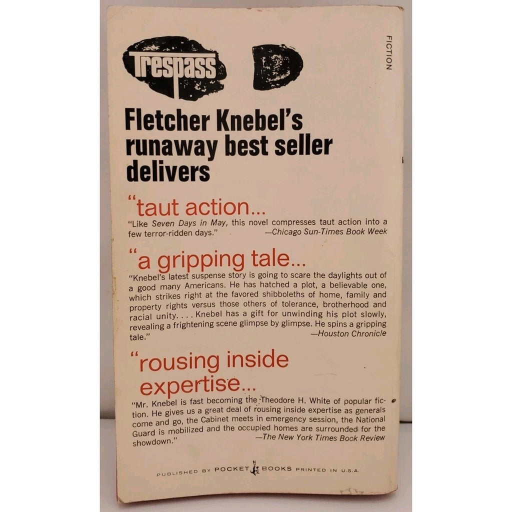 Trespass - Fletcher Knebel - Paperback 1970