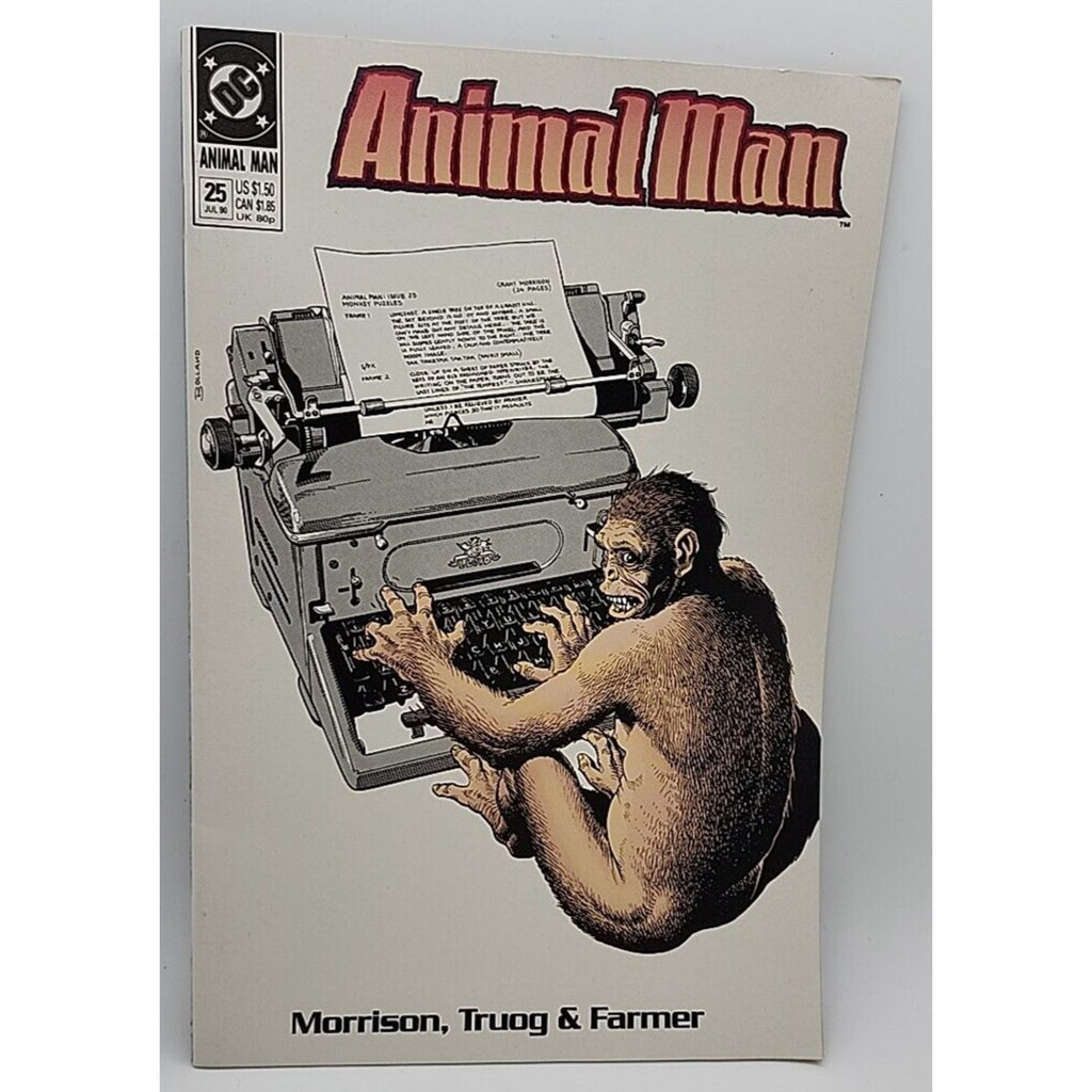 DC Comic Book Animal Man #25 July 1990