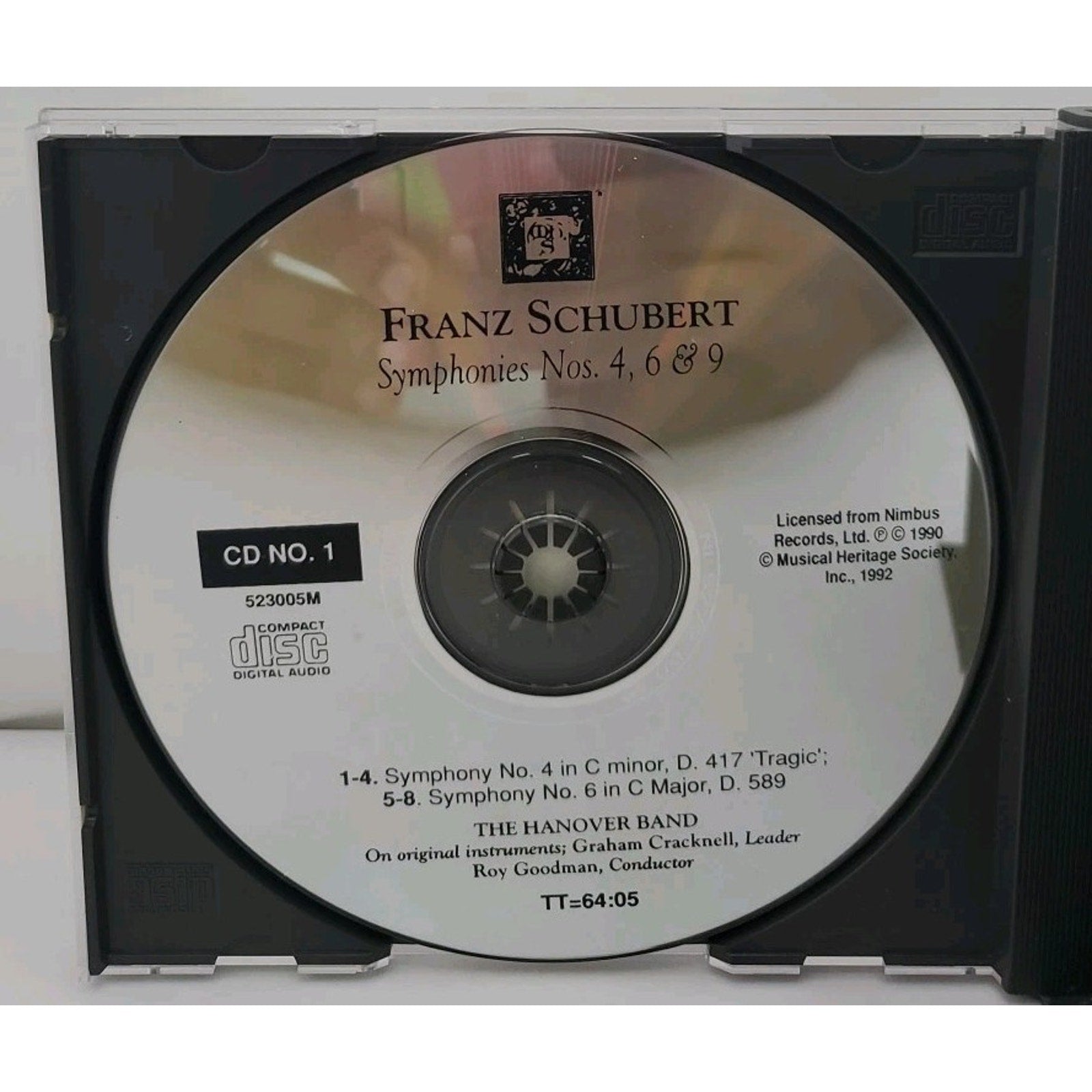 Franz Schubert: Symphonies Nos. 4, 6 & 9 Vol. II (Only Disc 1) (CD)