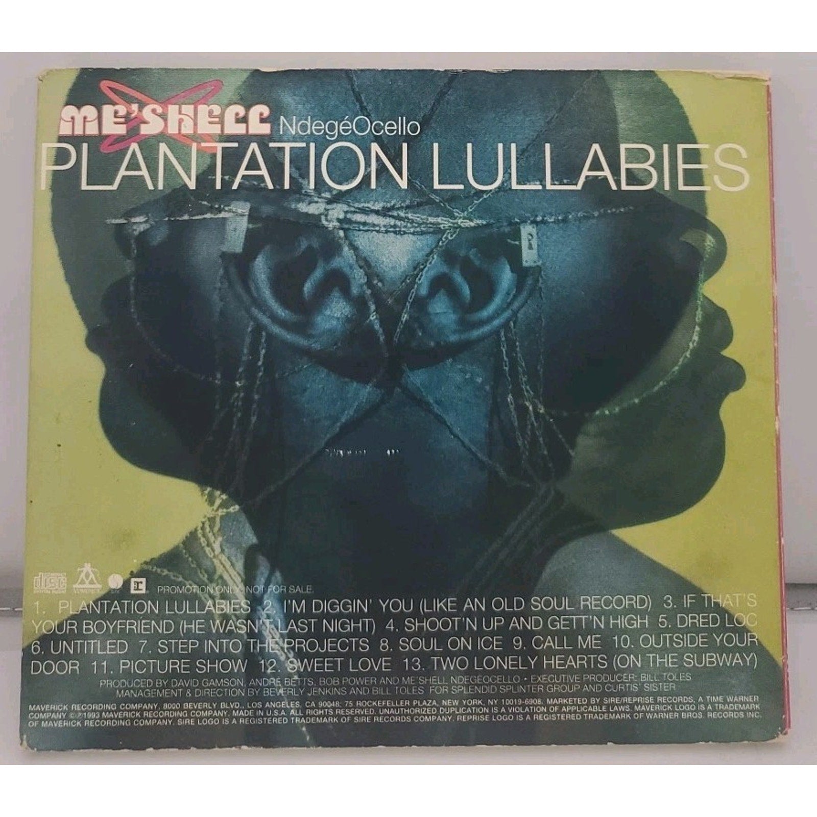 Me'Shell NdegéOcello - Plantation Lullabies CD