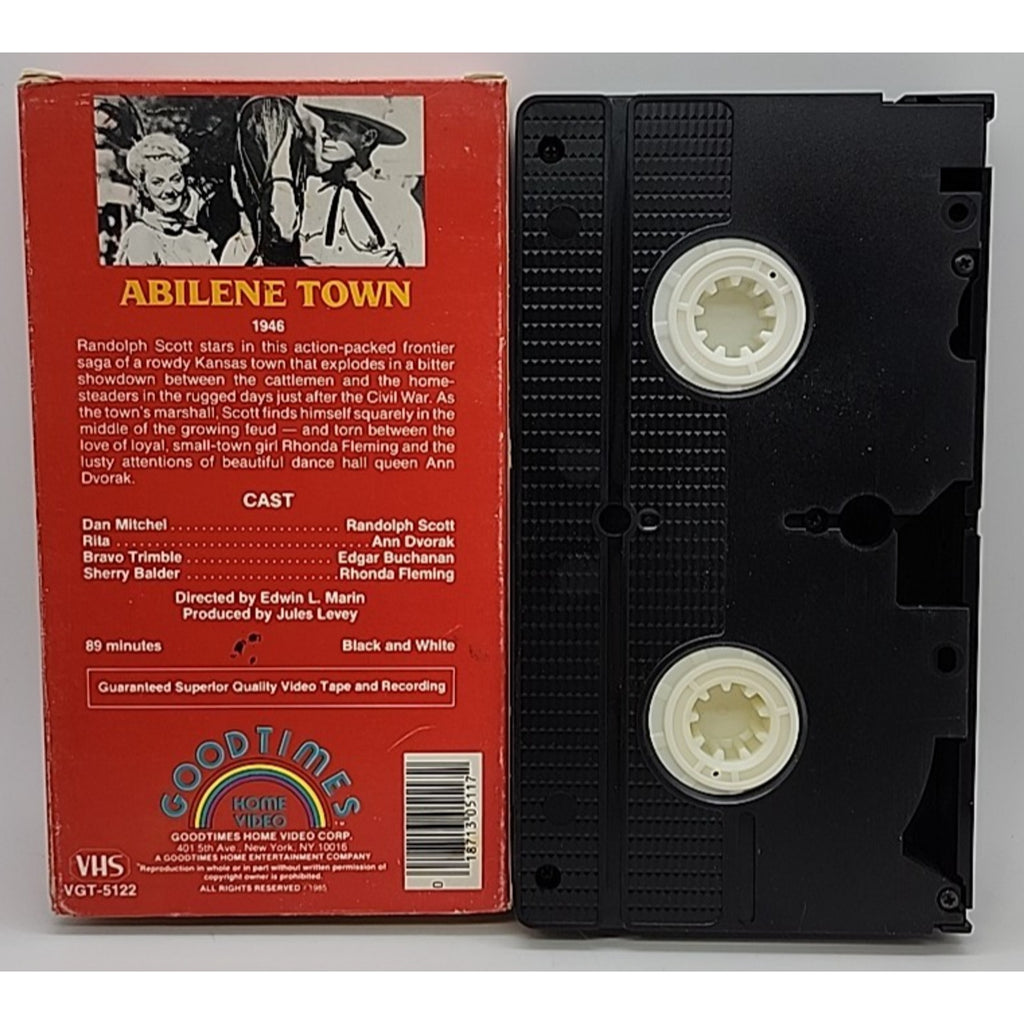Randolph Scott In Abilene Town (VHS)