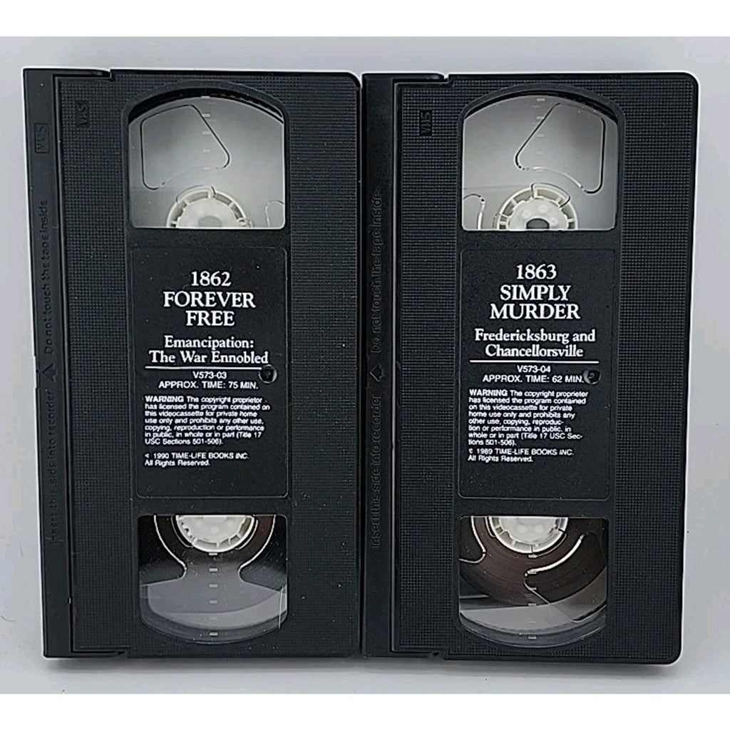 The Civil War Set Of 9 VHS Tapes 1861-1865 By Ken Burns Time Life Video
