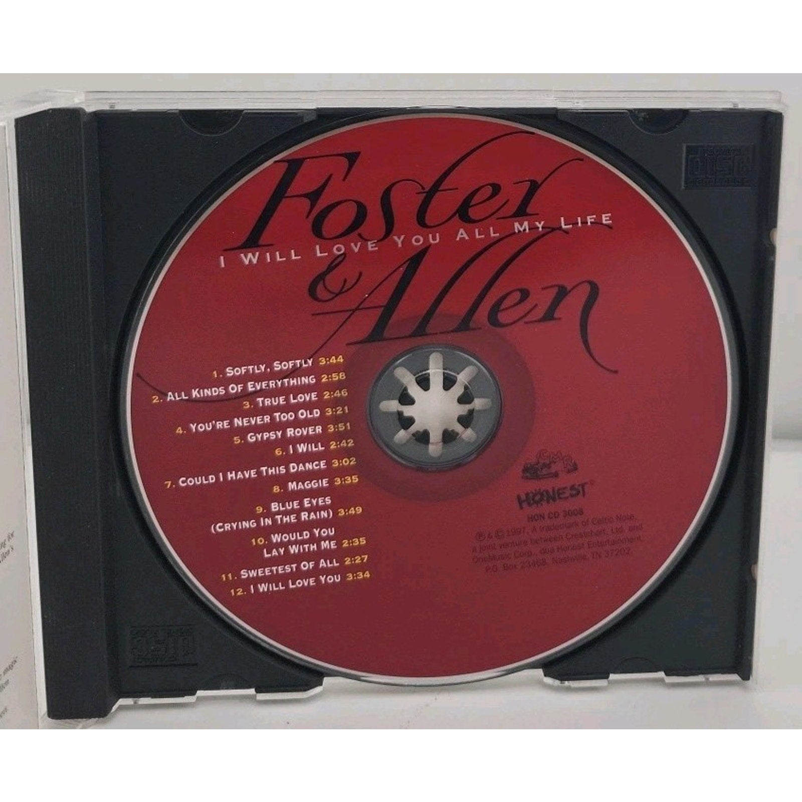I Will Love You All My Life by Foster & Allen (CD, 1997)