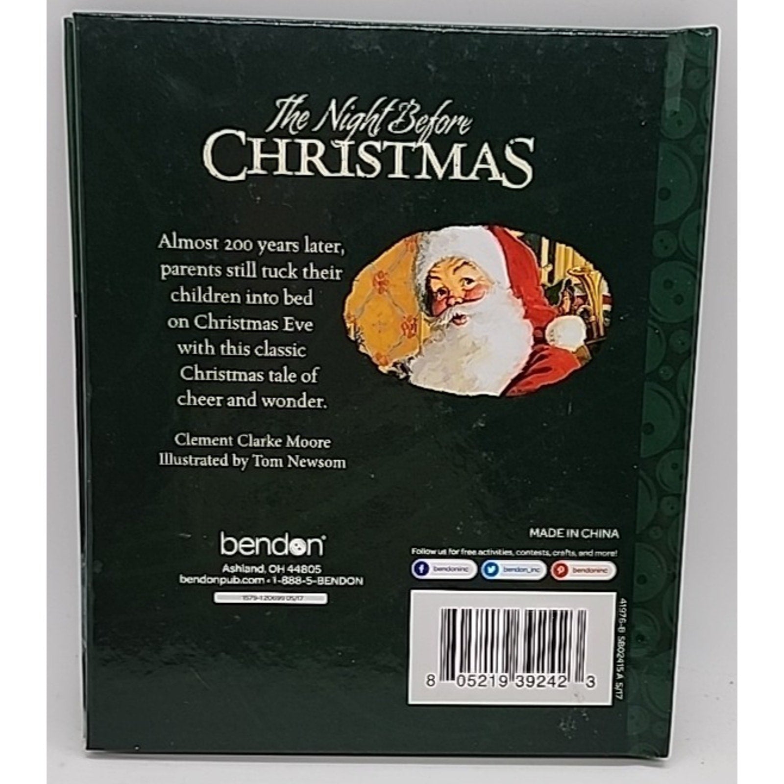 2017 Bendon Books The Night Before Christmas Hardcover